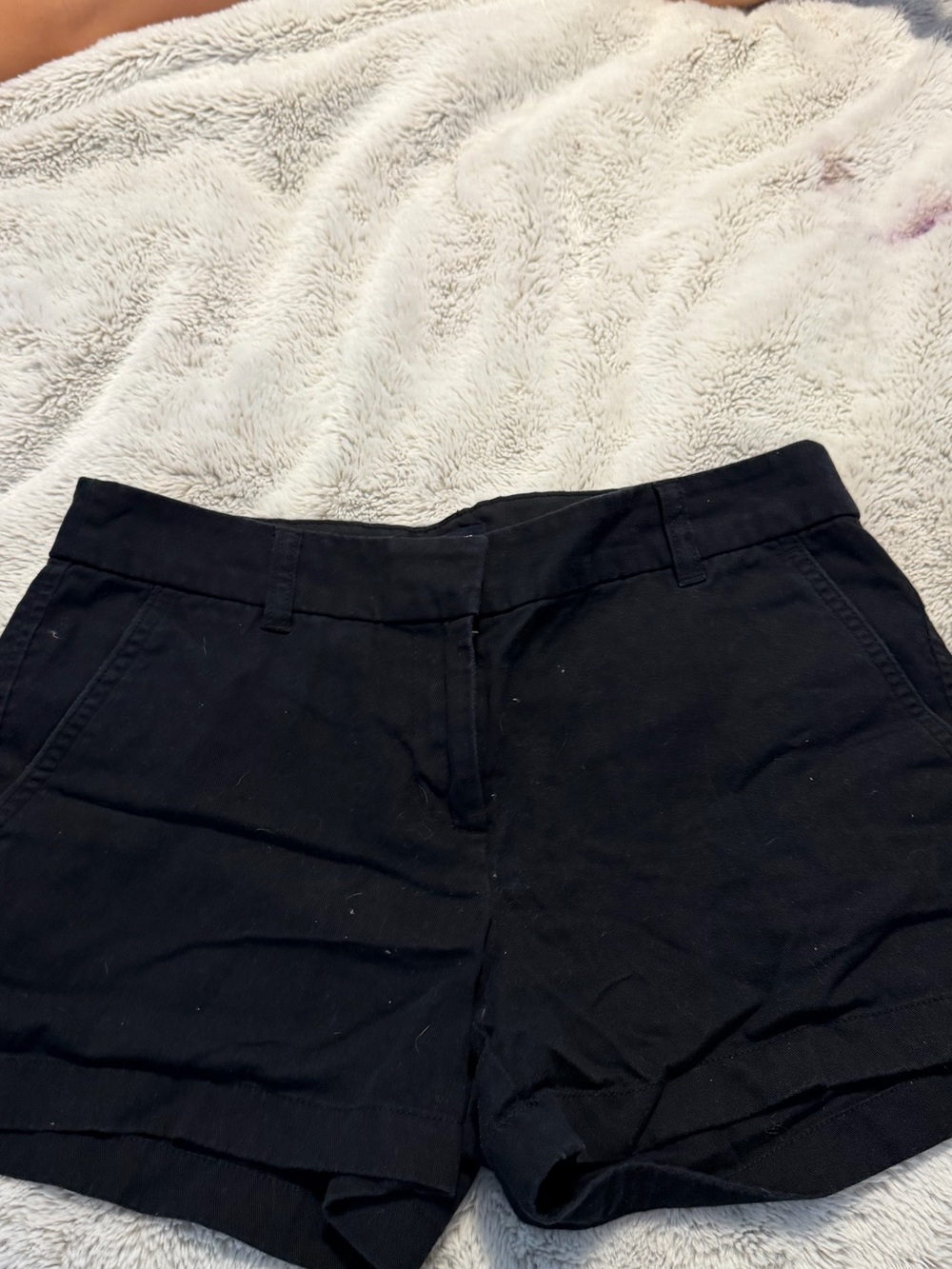 J. Crew 3.5” Black Cotton Casual  Shorts